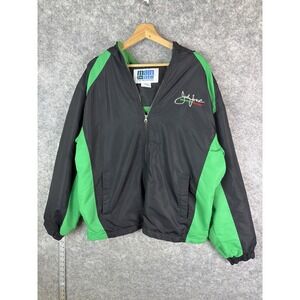 Vintage Drag Racing‎ Jacket Men's Medium John Force NHRA Funny Cat 15x 90s Promo